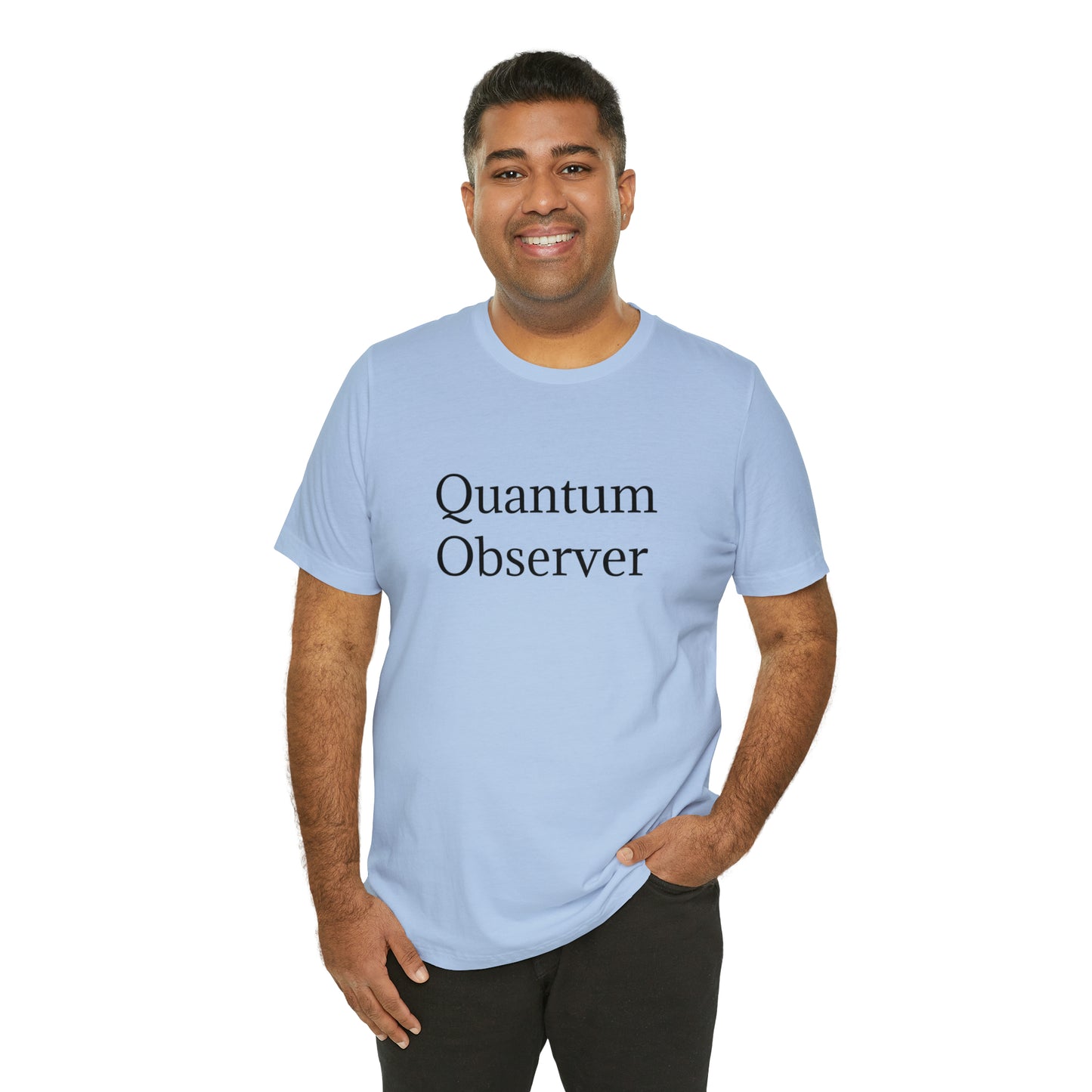 Quantum Observer Unisex Jersey Short Sleeve Tee