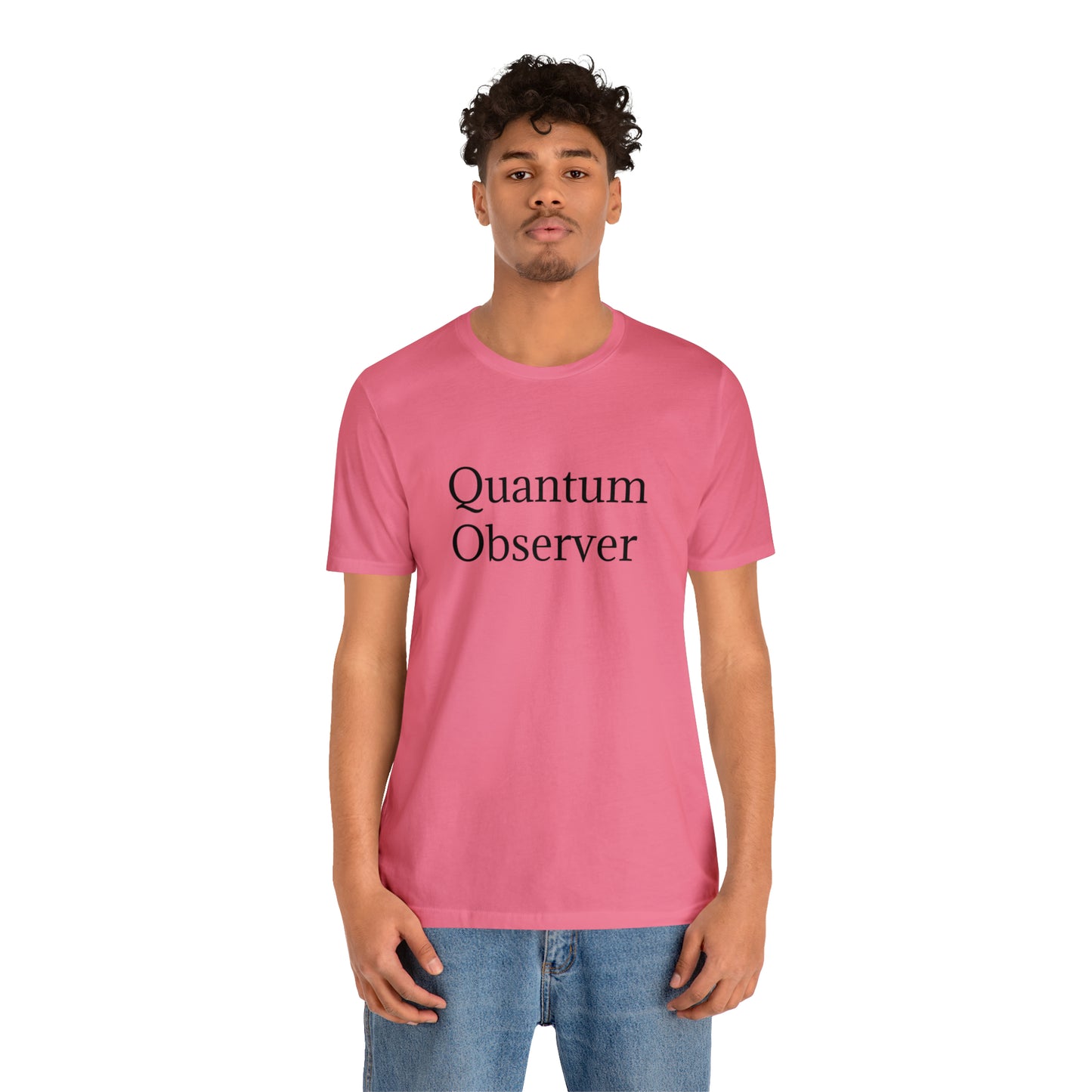 Quantum Observer Unisex Jersey Short Sleeve Tee