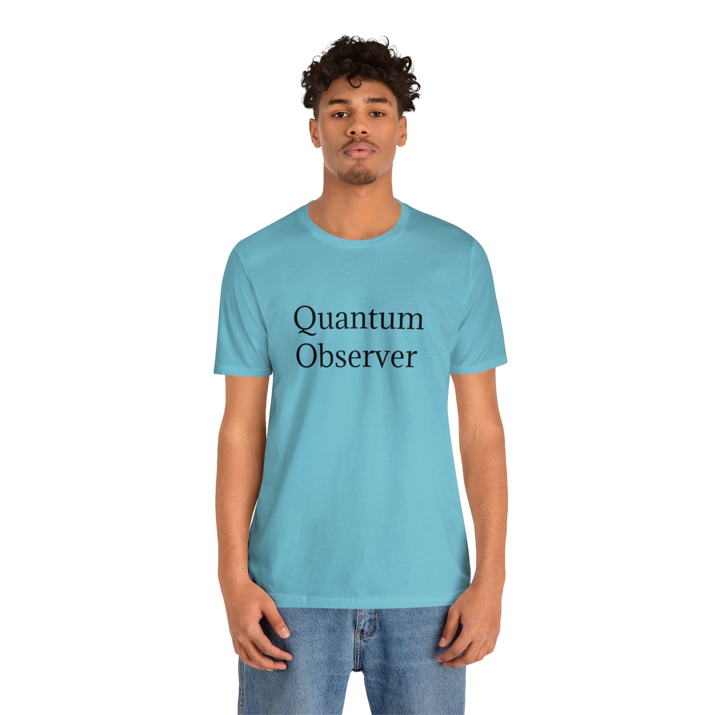 Quantum Observer Unisex Jersey Short Sleeve Tee