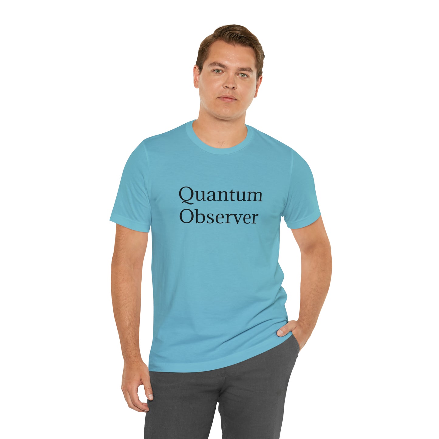 Quantum Observer Unisex Jersey Short Sleeve Tee