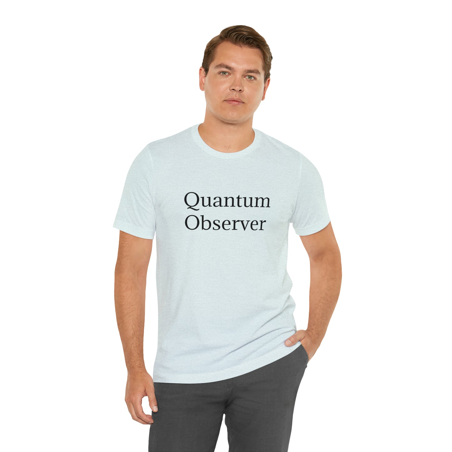 Quantum Observer Unisex Jersey Short Sleeve Tee