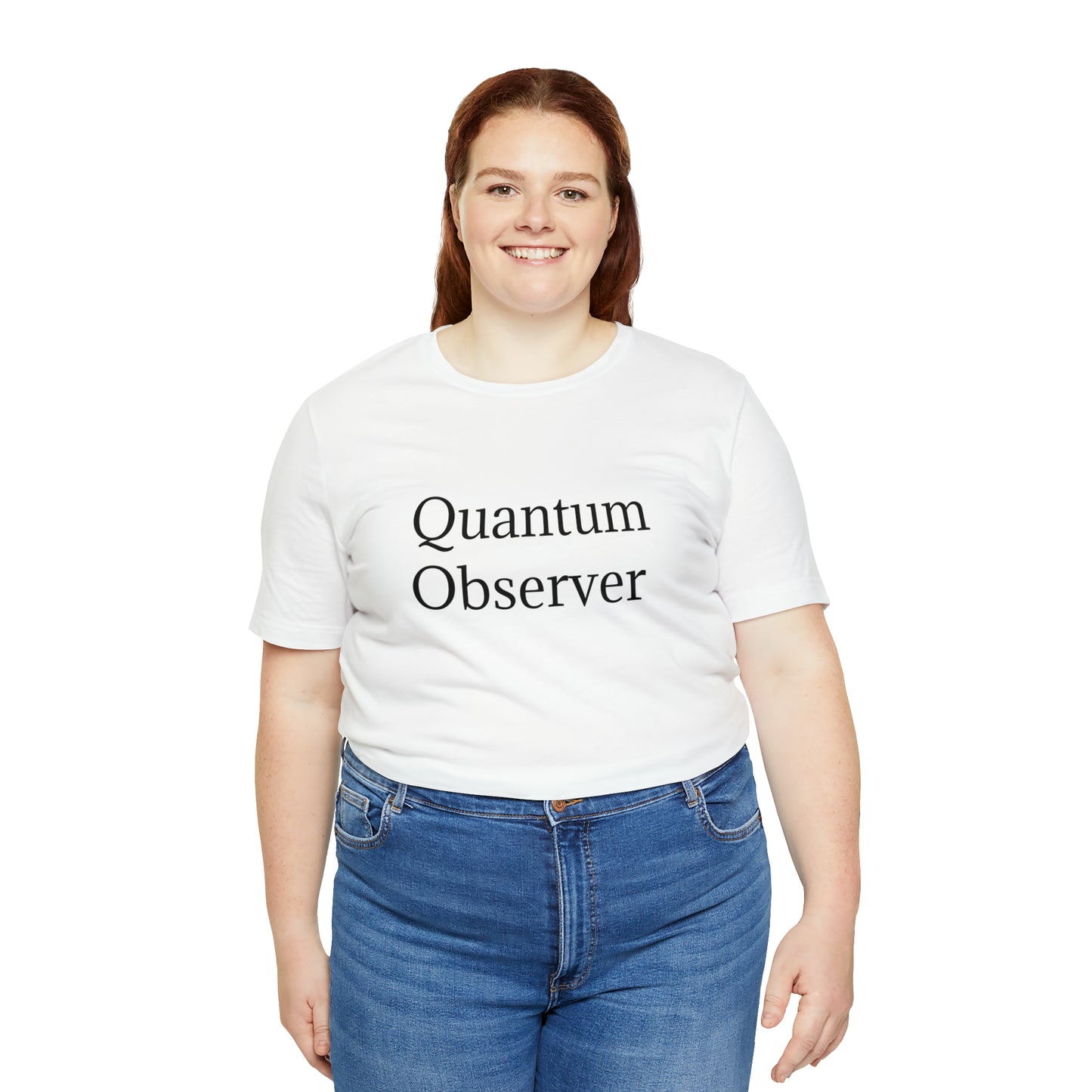 Quantum Observer Unisex Jersey Short Sleeve Tee
