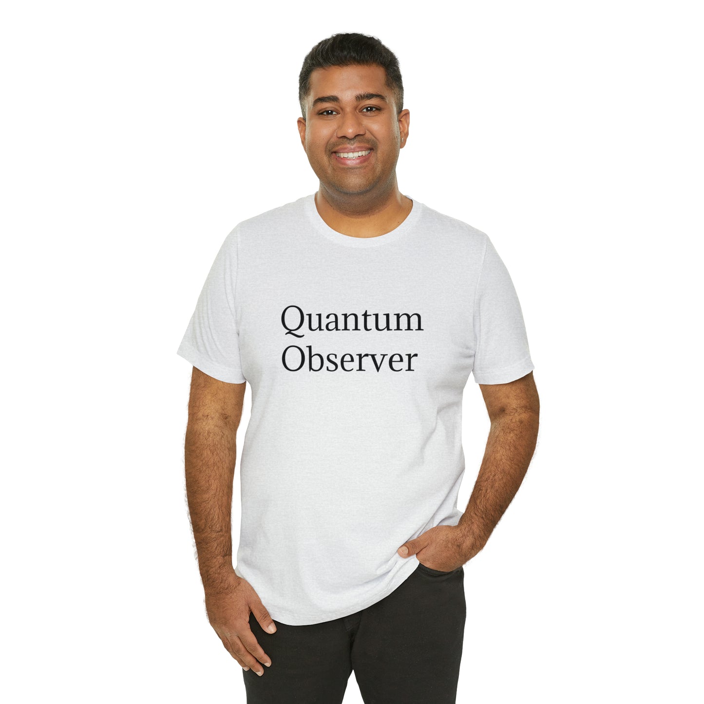 Quantum Observer Unisex Jersey Short Sleeve Tee