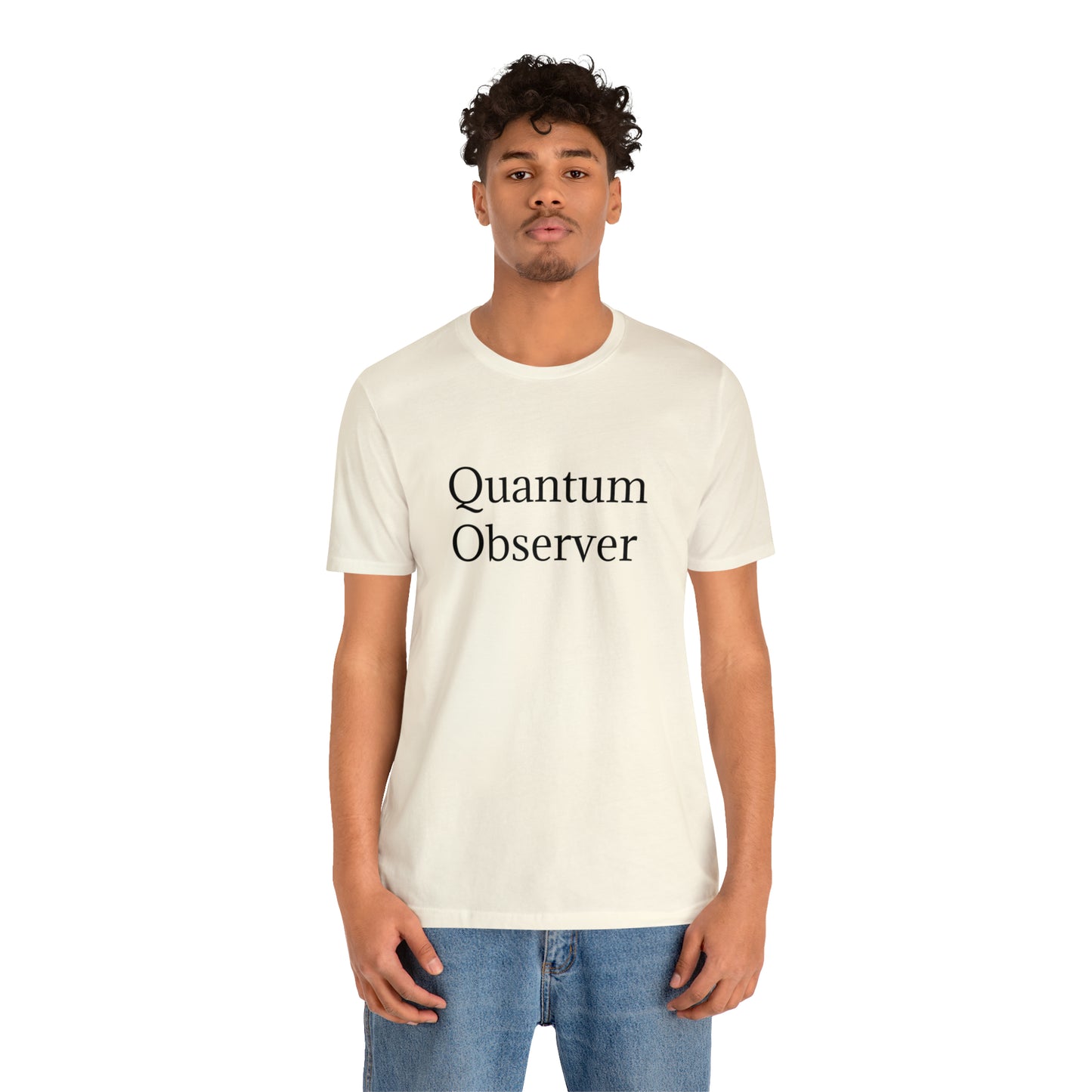 Quantum Observer Unisex Jersey Short Sleeve Tee