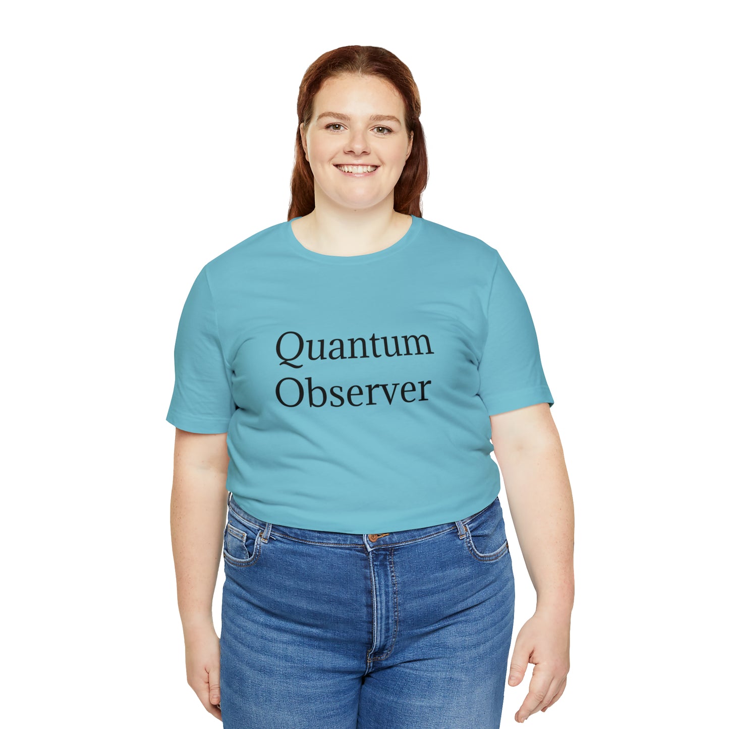 Quantum Observer Unisex Jersey Short Sleeve Tee