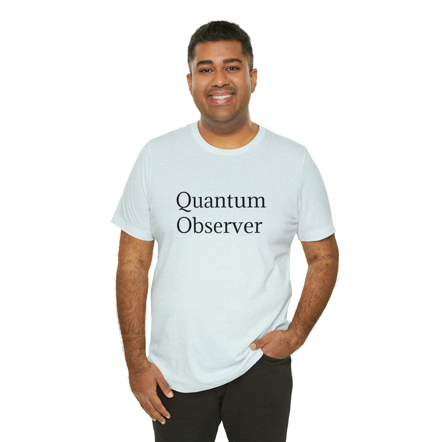 Quantum Observer Unisex Jersey Short Sleeve Tee