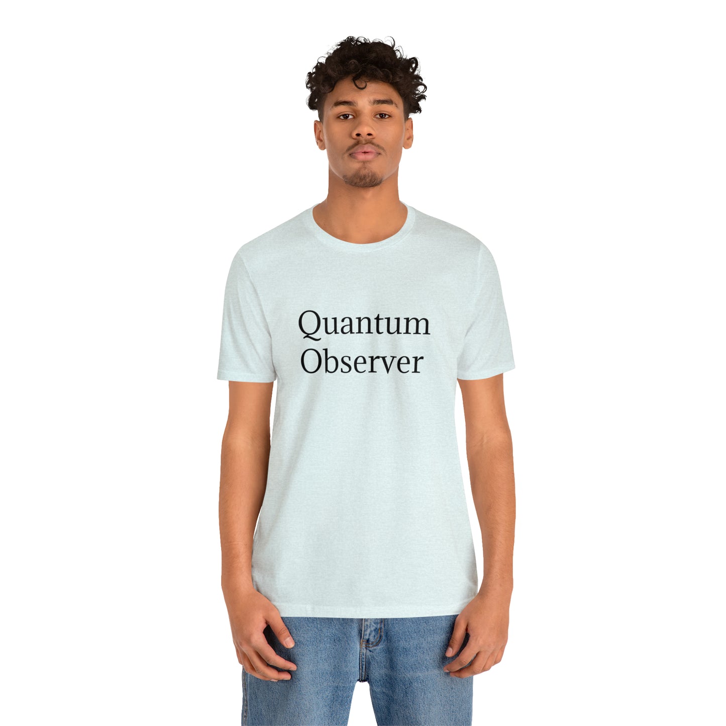 Quantum Observer Unisex Jersey Short Sleeve Tee