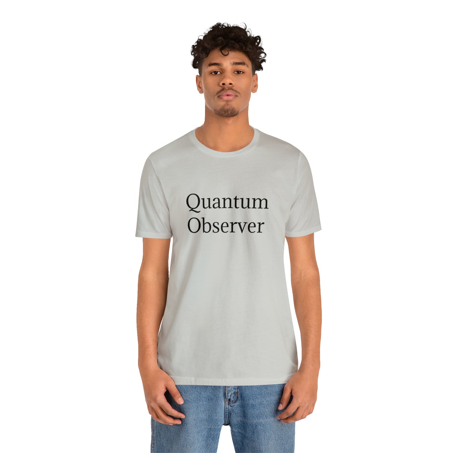 Quantum Observer Unisex Jersey Short Sleeve Tee