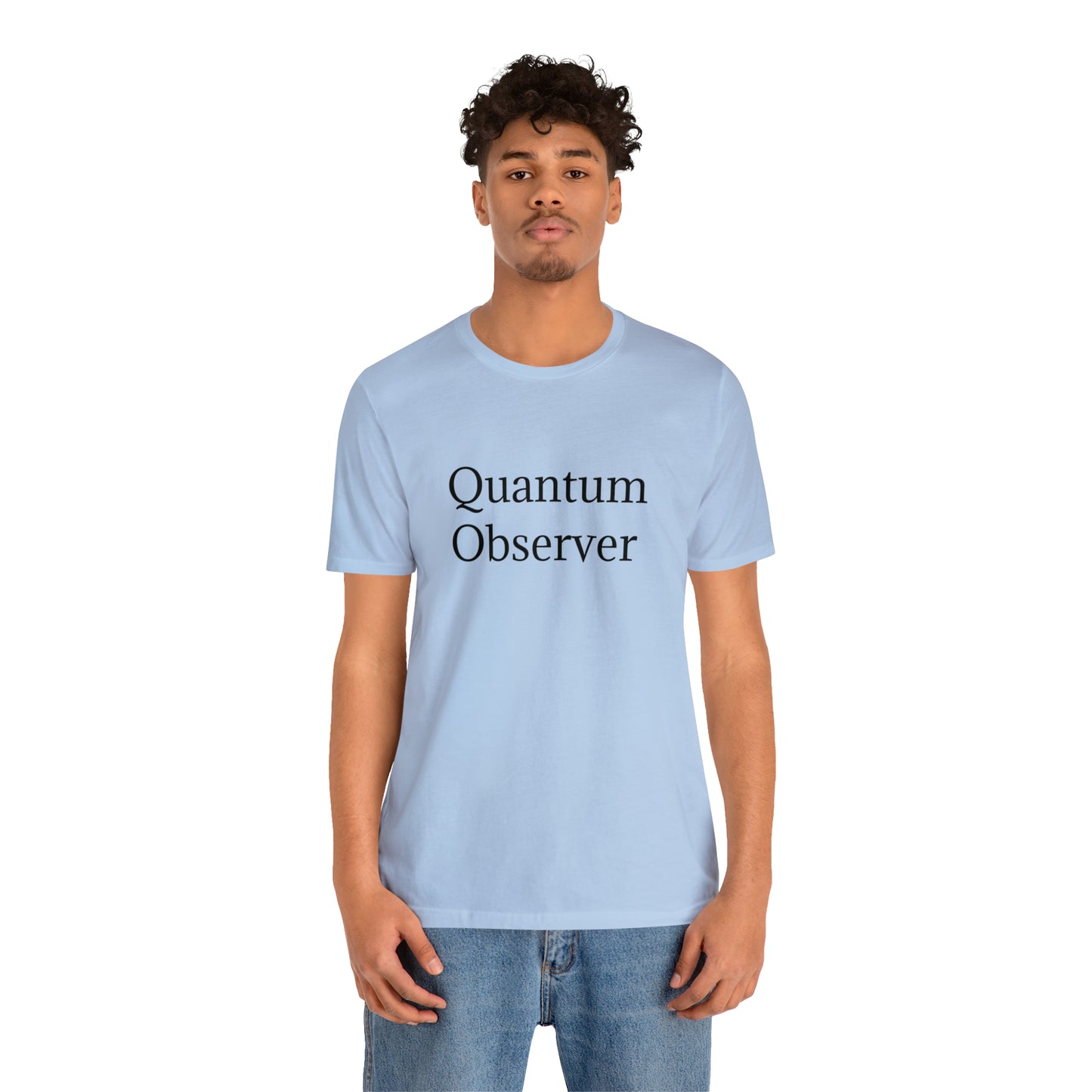 Quantum Observer Unisex Jersey Short Sleeve Tee