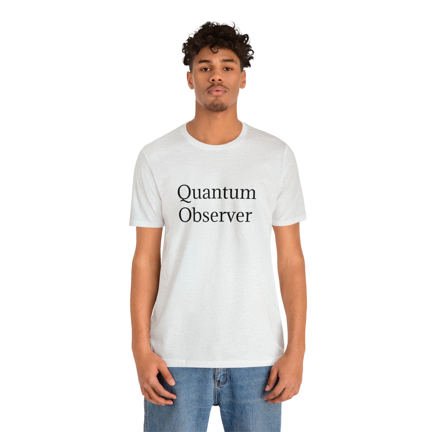 Quantum Observer Unisex Jersey Short Sleeve Tee