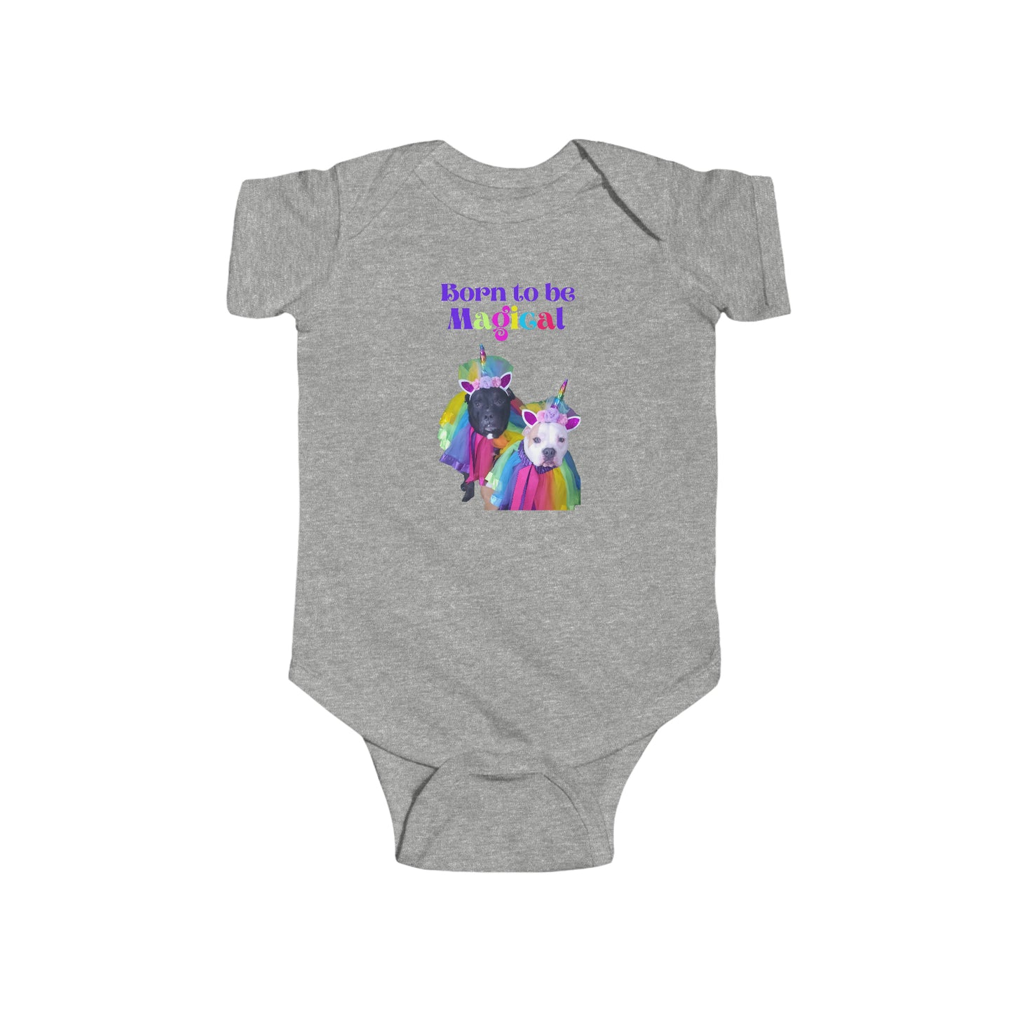 Born to be Magical Unicorn Infant Fine Jersey Bodysuit