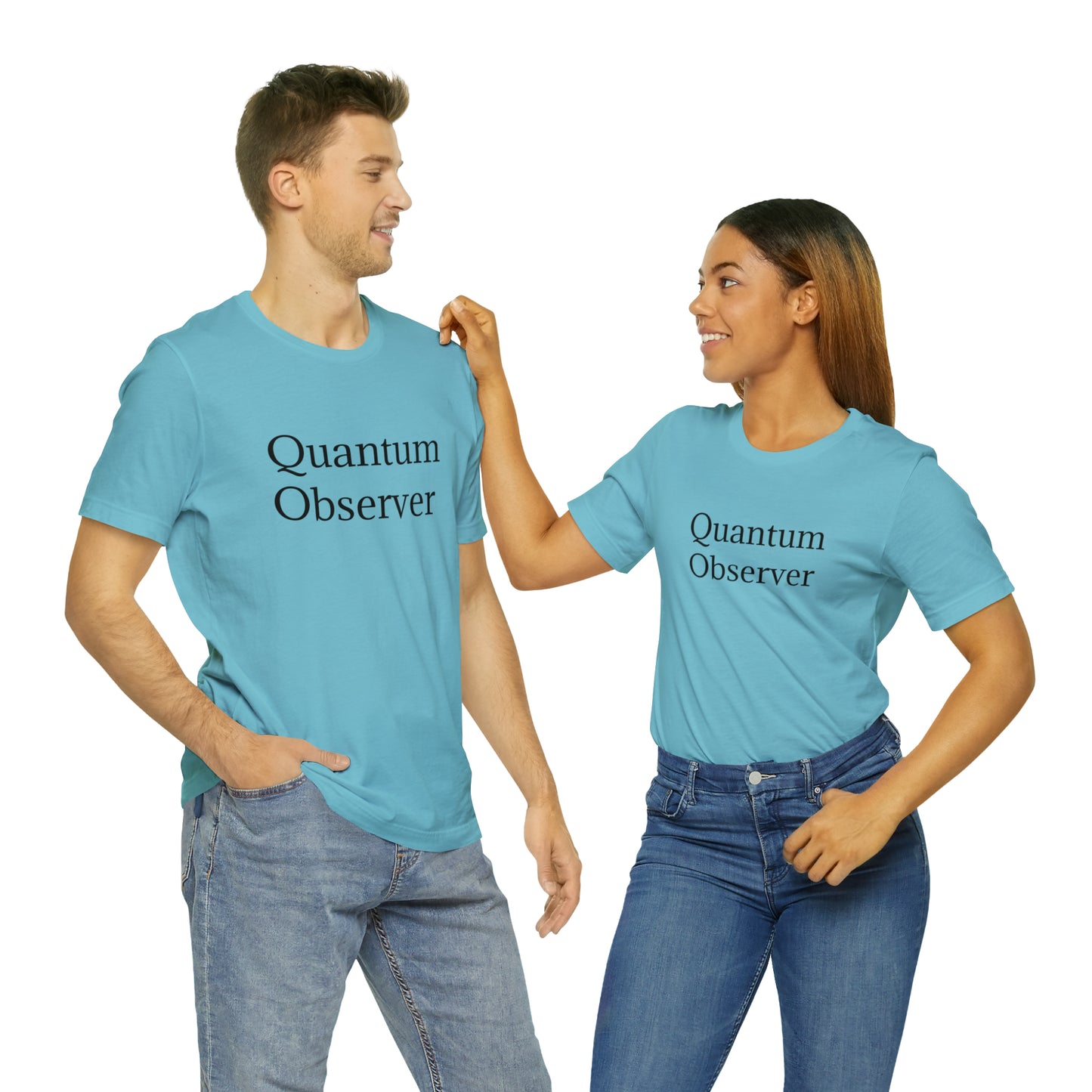 Quantum Observer Unisex Jersey Short Sleeve Tee
