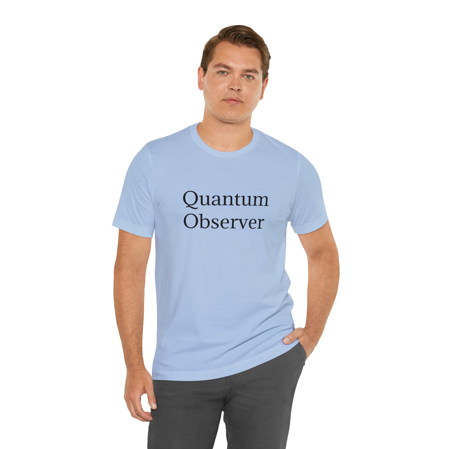 Quantum Observer Unisex Jersey Short Sleeve Tee