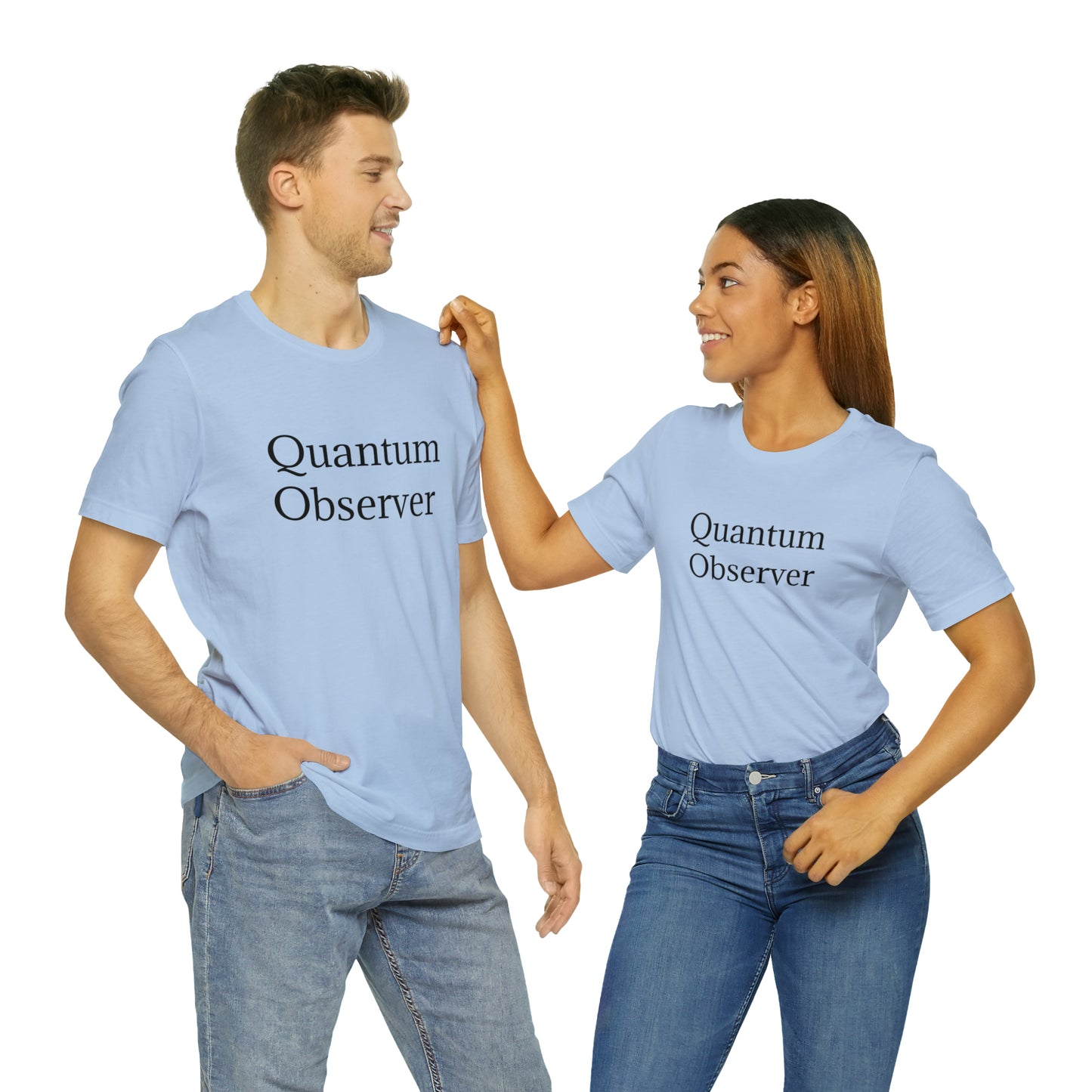 Quantum Observer Unisex Jersey Short Sleeve Tee