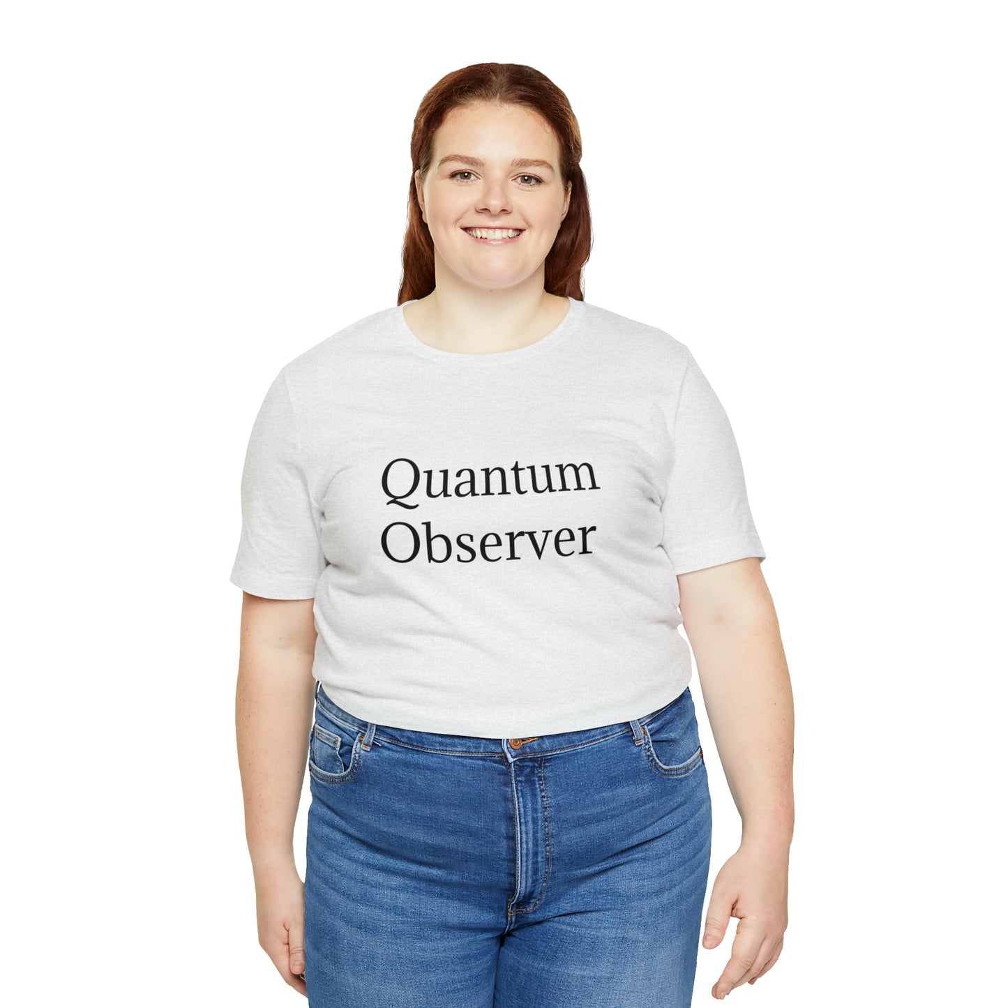 Quantum Observer Unisex Jersey Short Sleeve Tee