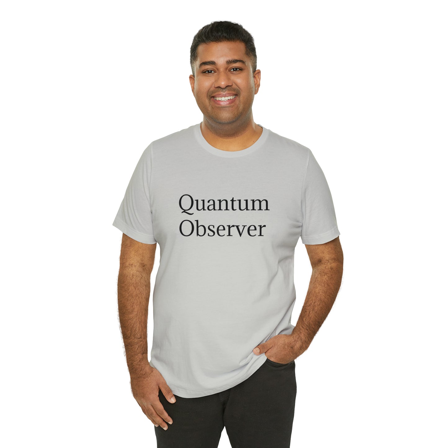 Quantum Observer Unisex Jersey Short Sleeve Tee