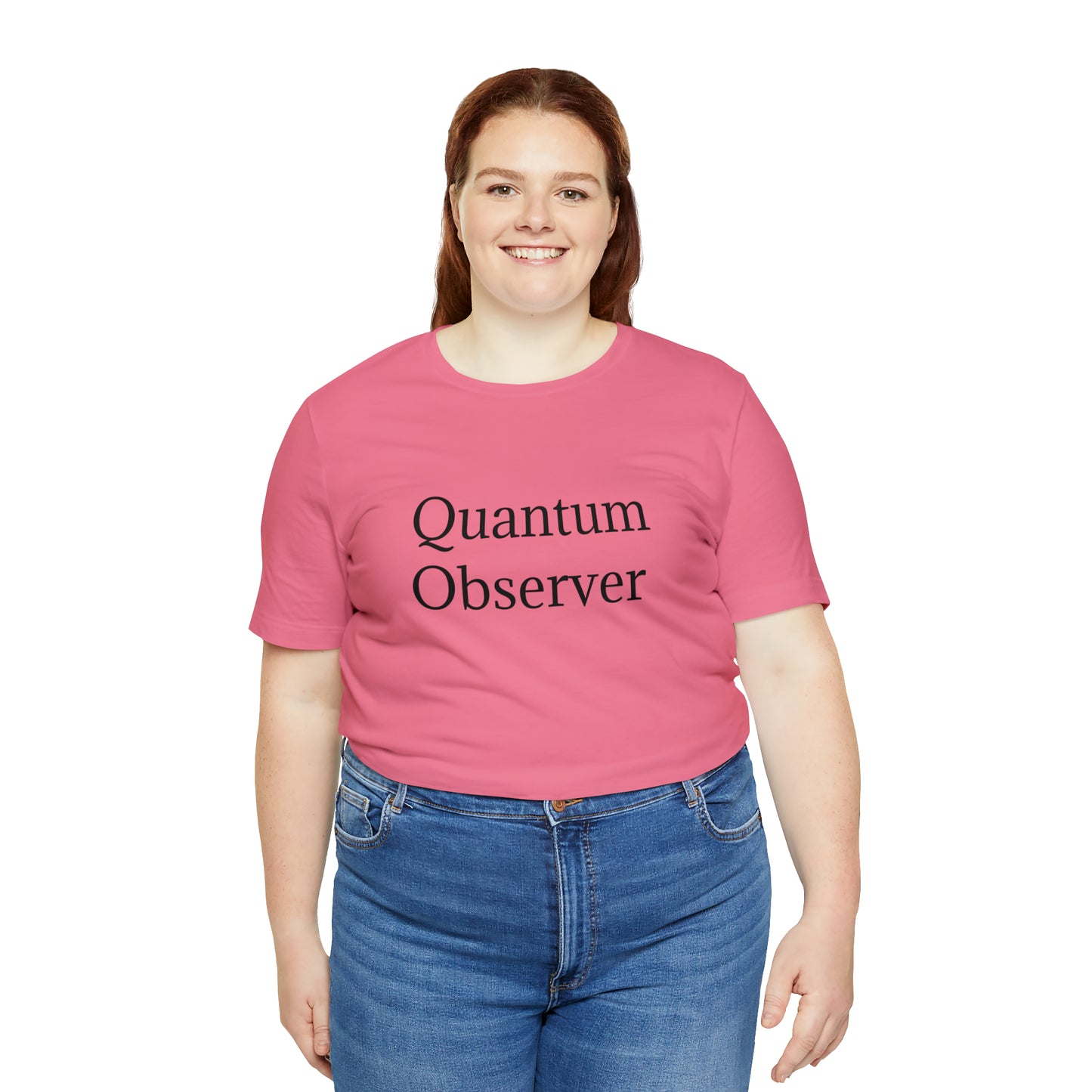 Quantum Observer Unisex Jersey Short Sleeve Tee