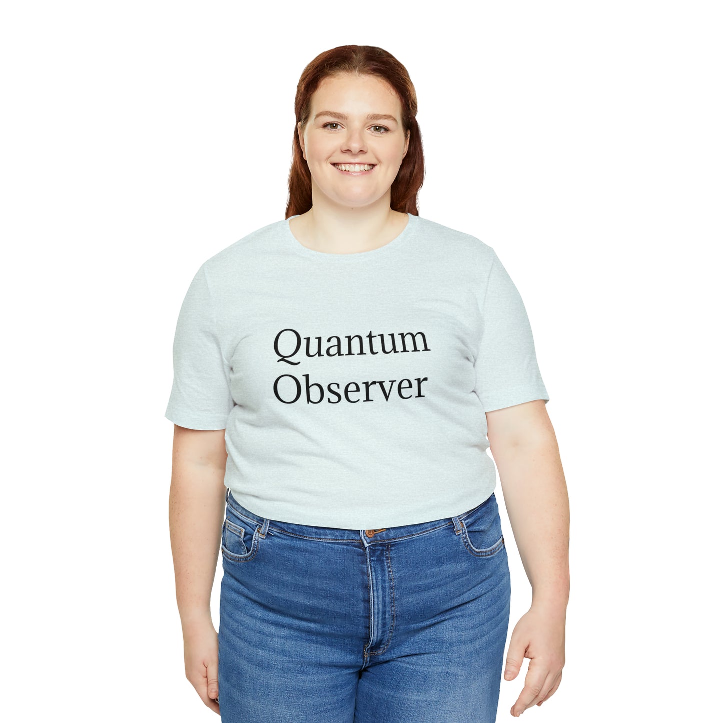 Quantum Observer Unisex Jersey Short Sleeve Tee
