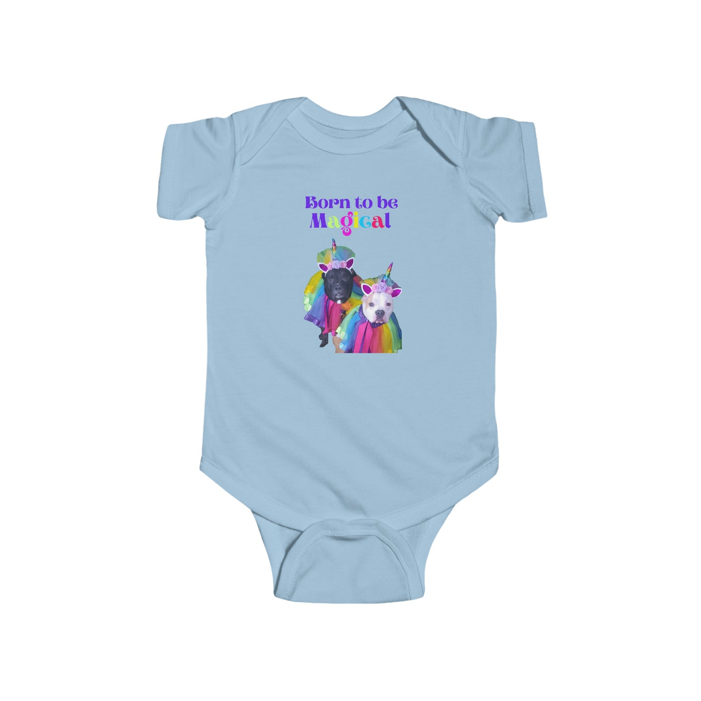 Born to be Magical Unicorn Infant Fine Jersey Bodysuit